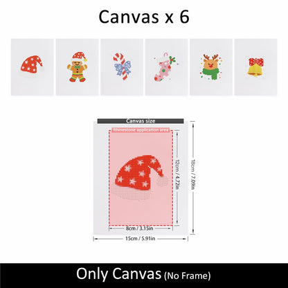 Gingerbread and Candy Cane Joy mini diamond painting – image 10