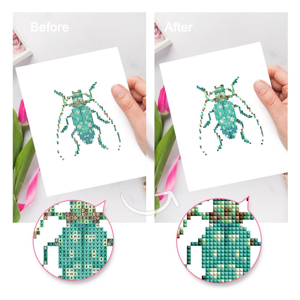 Jewel Beetle Specimens mini diamond painting – image 9
