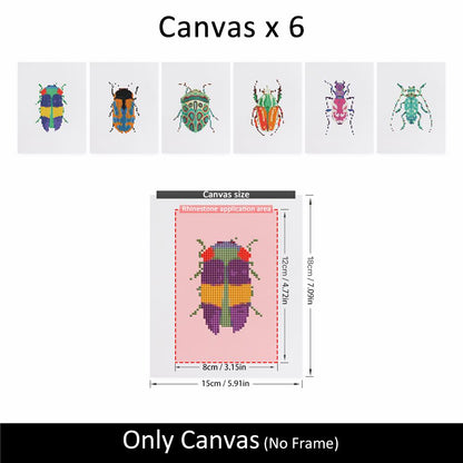 Jewel Beetle Specimens mini diamond painting – image 10