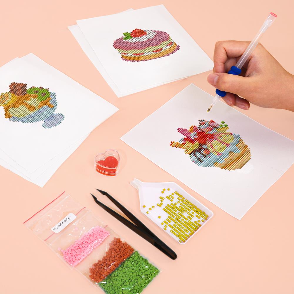 Strawberry Parfaits and Donuts mini diamond painting – image 5