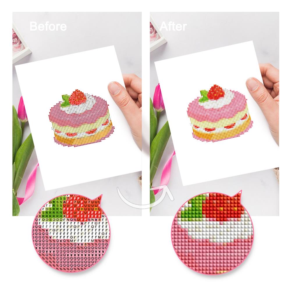 Strawberry Parfaits and Donuts mini diamond painting – image 9