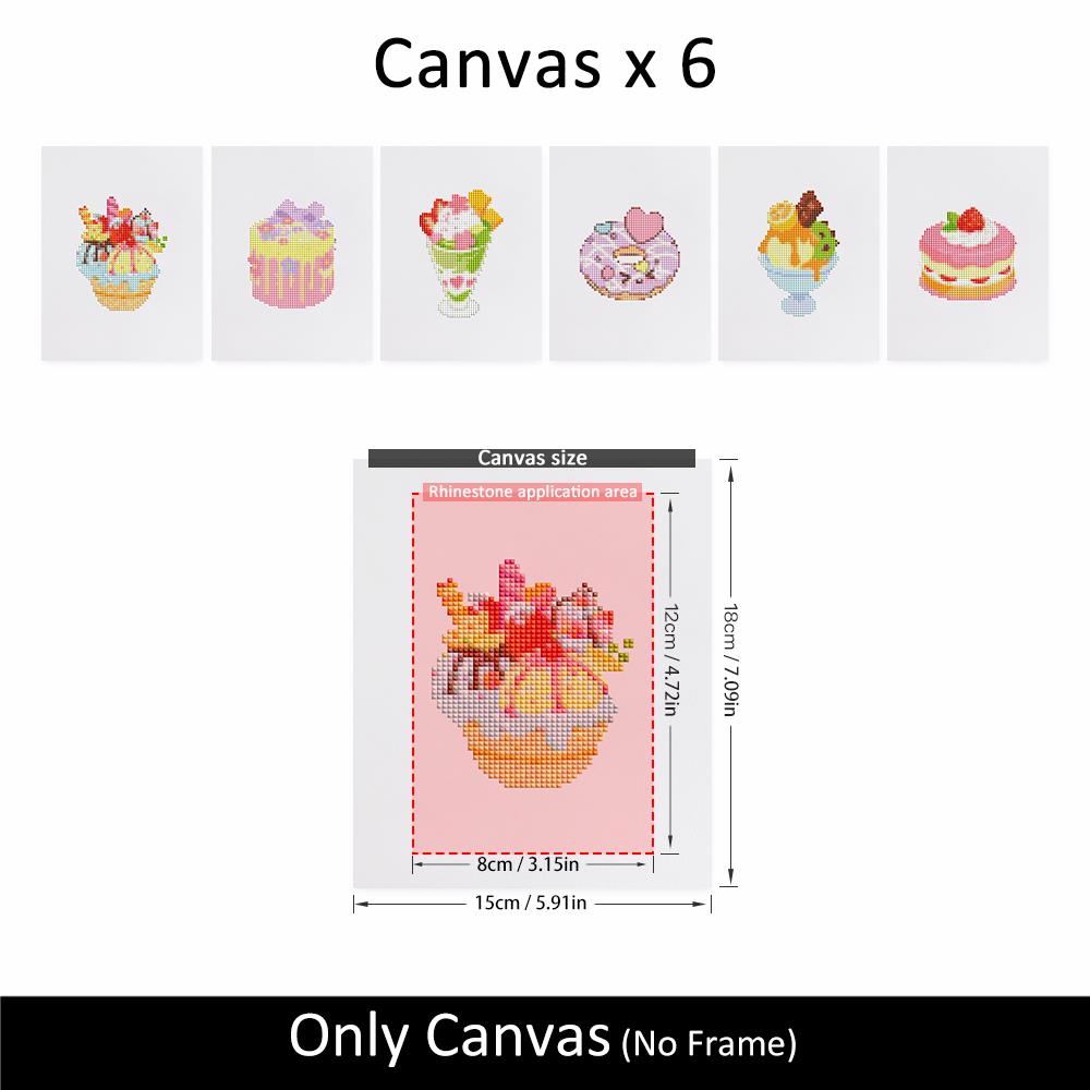 Strawberry Parfaits and Donuts mini diamond painting – image 10