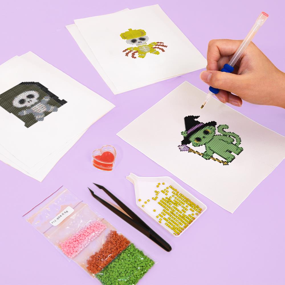 Bat-Winged Skeleton Cuties mini diamond painting – image 5