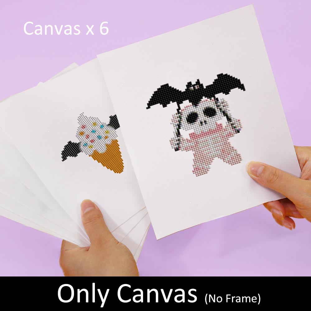Bat-Winged Skeleton Cuties mini diamond painting – image 7