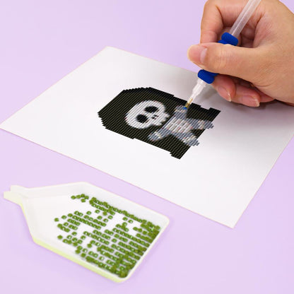 Bat-Winged Skeleton Cuties mini diamond painting – image 8