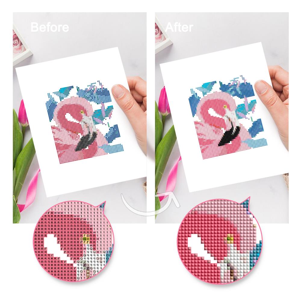 Flower-Crowned Jungle Animals mini diamond painting – image 9