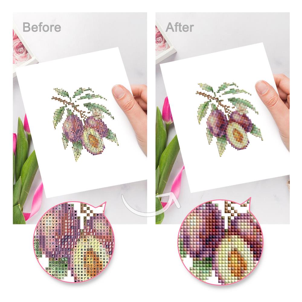 Orchard Fruit on the Branch mini diamond painting – image 9