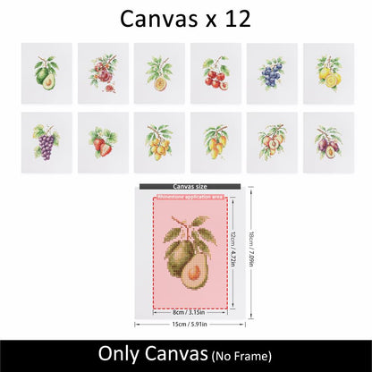 Orchard Fruit on the Branch mini diamond painting – image 10