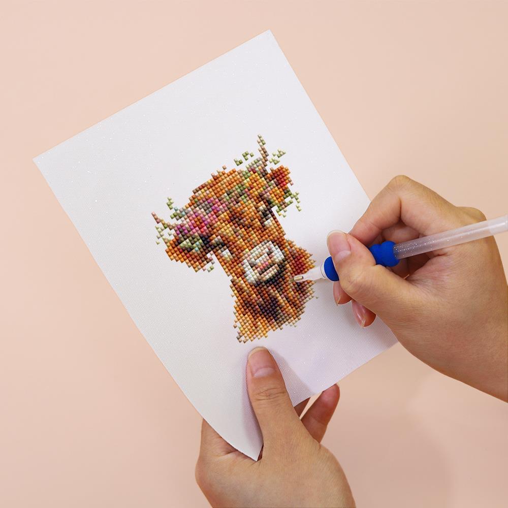 Flower Crown Animal Portraits mini diamond painting – image 6