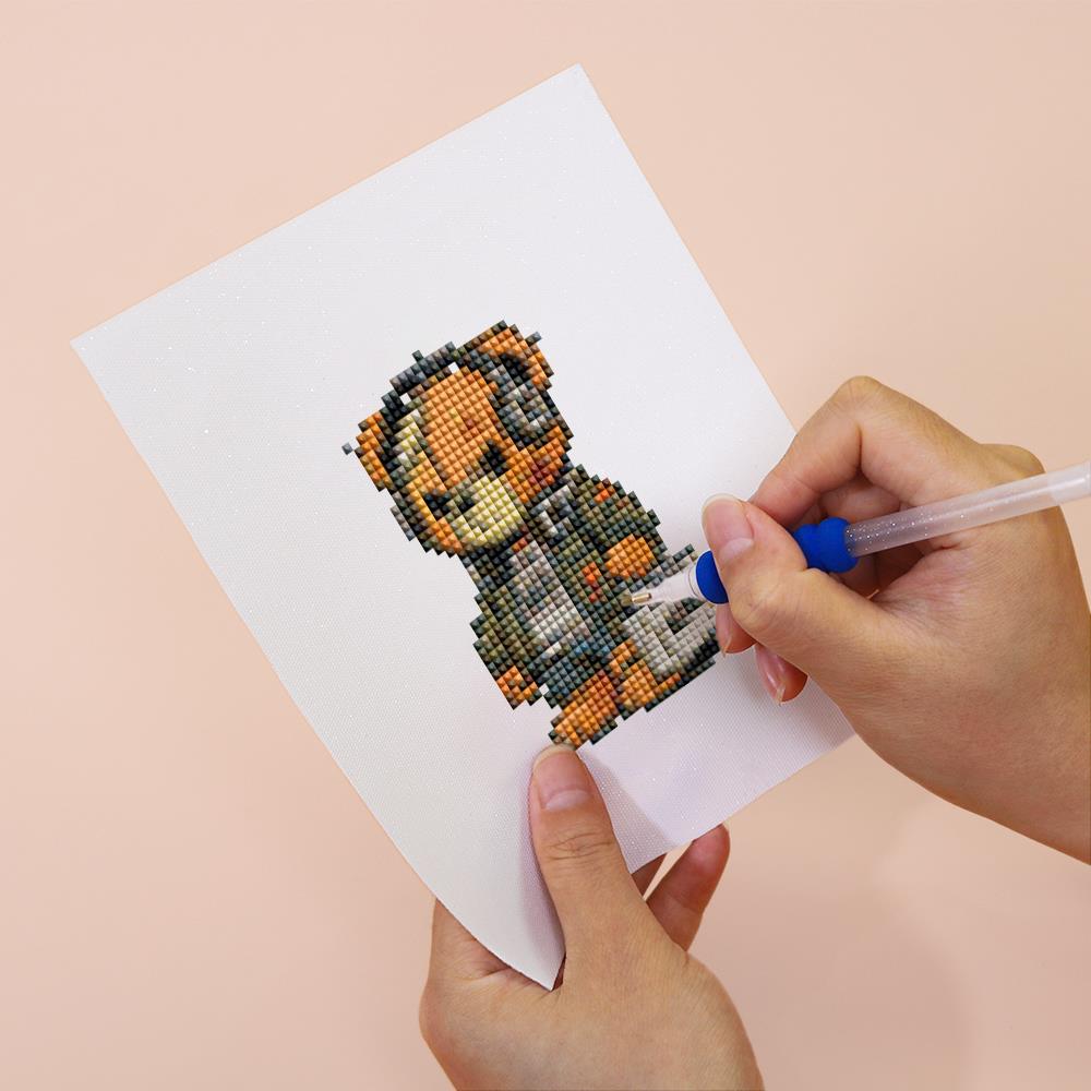 Streetwear Teddy Bear Crew mini diamond painting – image 6