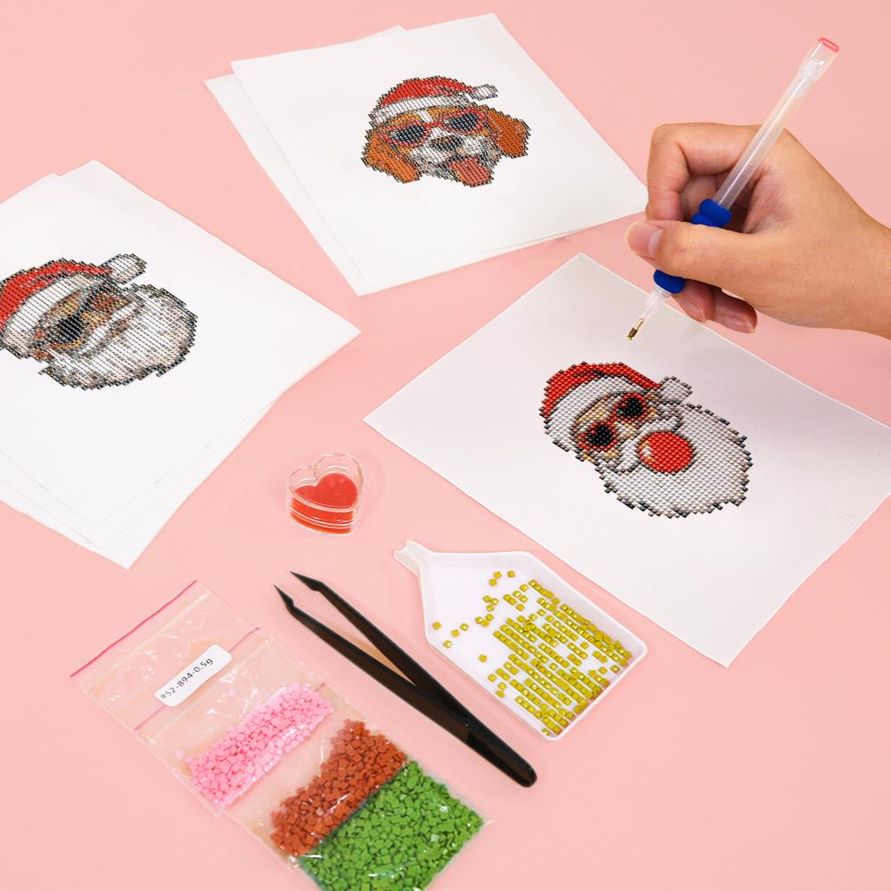 Santa in Cool Sunglasses mini diamond painting – image 5