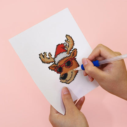 Santa in Cool Sunglasses mini diamond painting – image 6