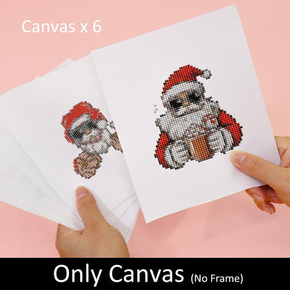 Santa in Cool Sunglasses mini diamond painting – image 7