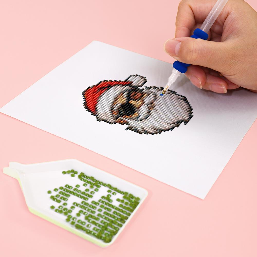 Santa in Cool Sunglasses mini diamond painting – image 8
