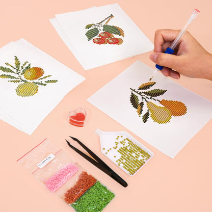 Sunny Citrus Orchard Branches mini diamond painting – image 5