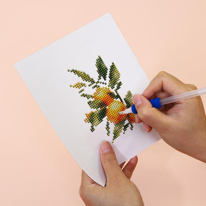 Sunny Citrus Orchard Branches mini diamond painting – image 6
