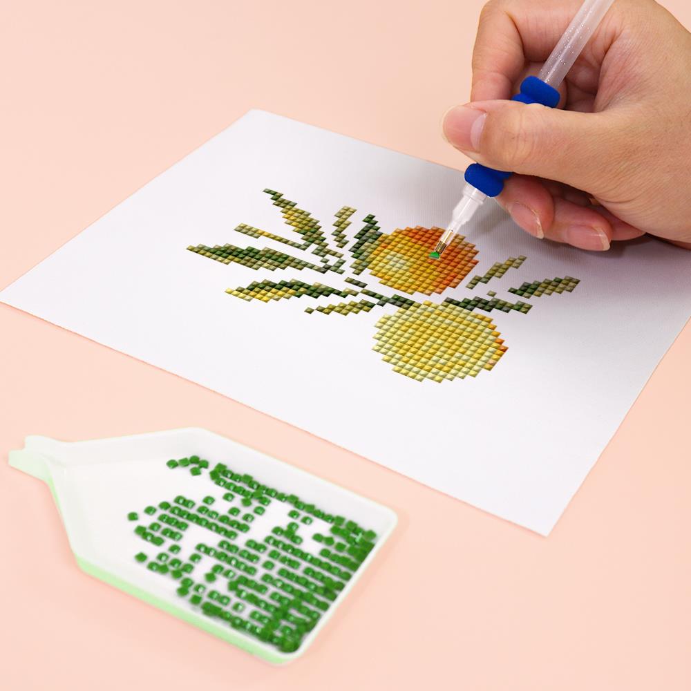Sunny Citrus Orchard Branches mini diamond painting – image 8