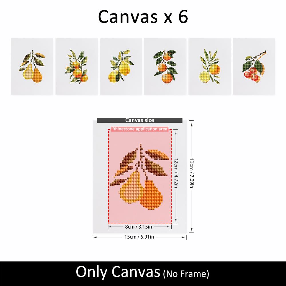 Sunny Citrus Orchard Branches mini diamond painting – image 10