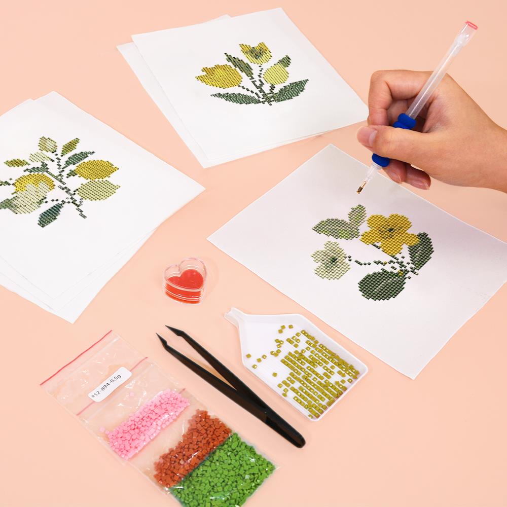 Lemon Blossom Sprigs mini diamond painting – image 5
