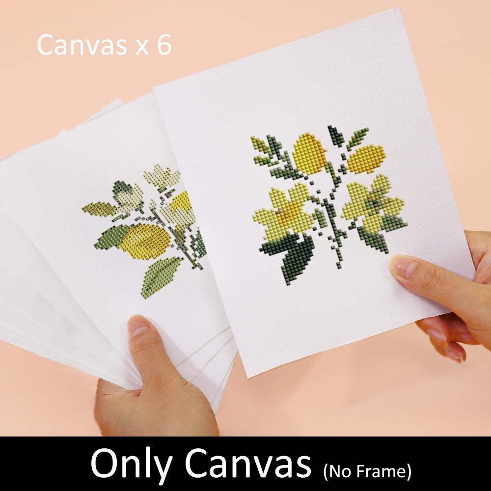 Lemon Blossom Sprigs mini diamond painting – image 7