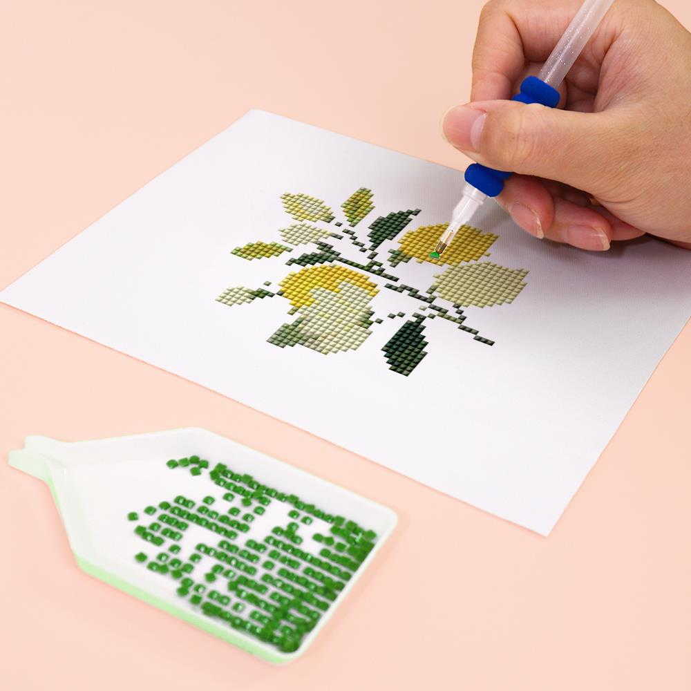 Lemon Blossom Sprigs mini diamond painting – image 8
