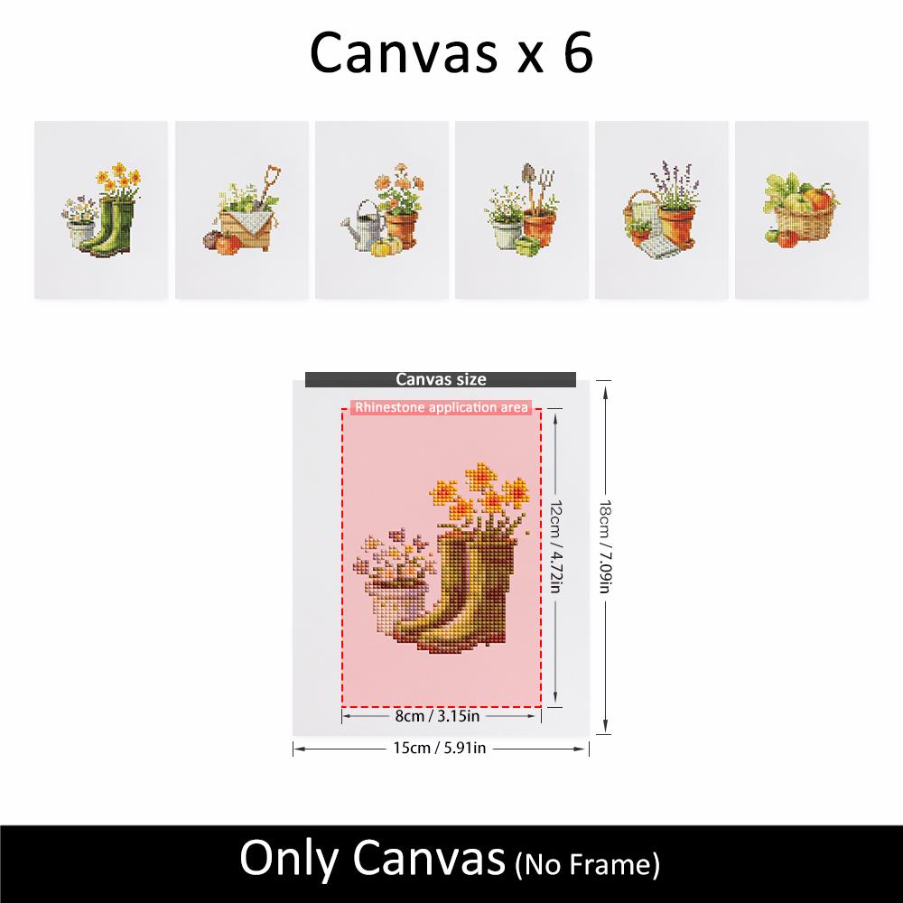 Garden Trowel and Lavender Pots mini diamond painting – image 10