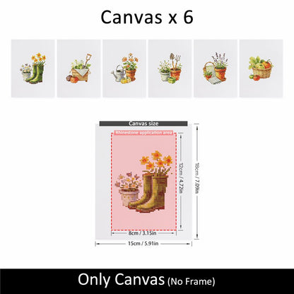 Garden Trowel and Lavender Pots mini diamond painting – image 10