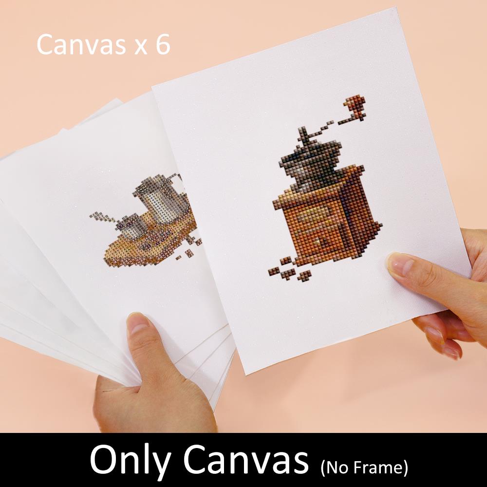 Siphon Brew and Coffee Grinder mini diamond painting – image 7