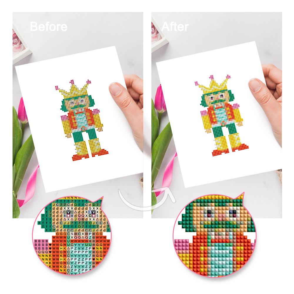 Rainbow Nutcracker Parade mini diamond painting – image 9