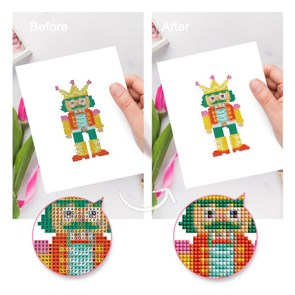 Rainbow Nutcracker Parade mini diamond painting – image 9