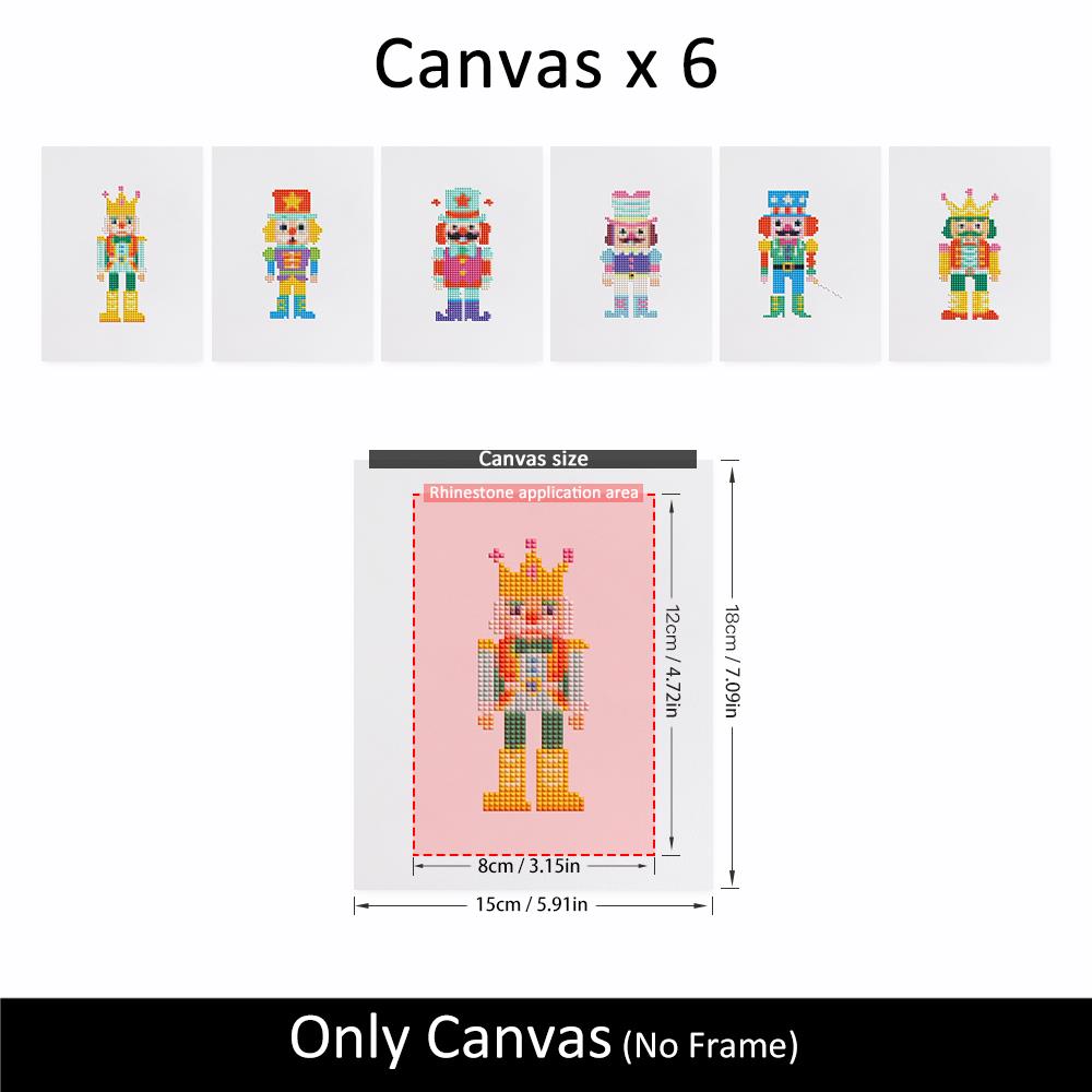 Rainbow Nutcracker Parade mini diamond painting – image 10