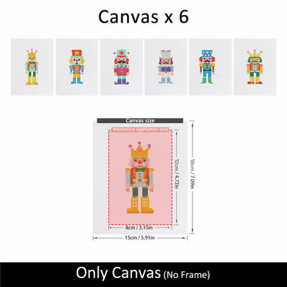 Rainbow Nutcracker Parade mini diamond painting – image 10
