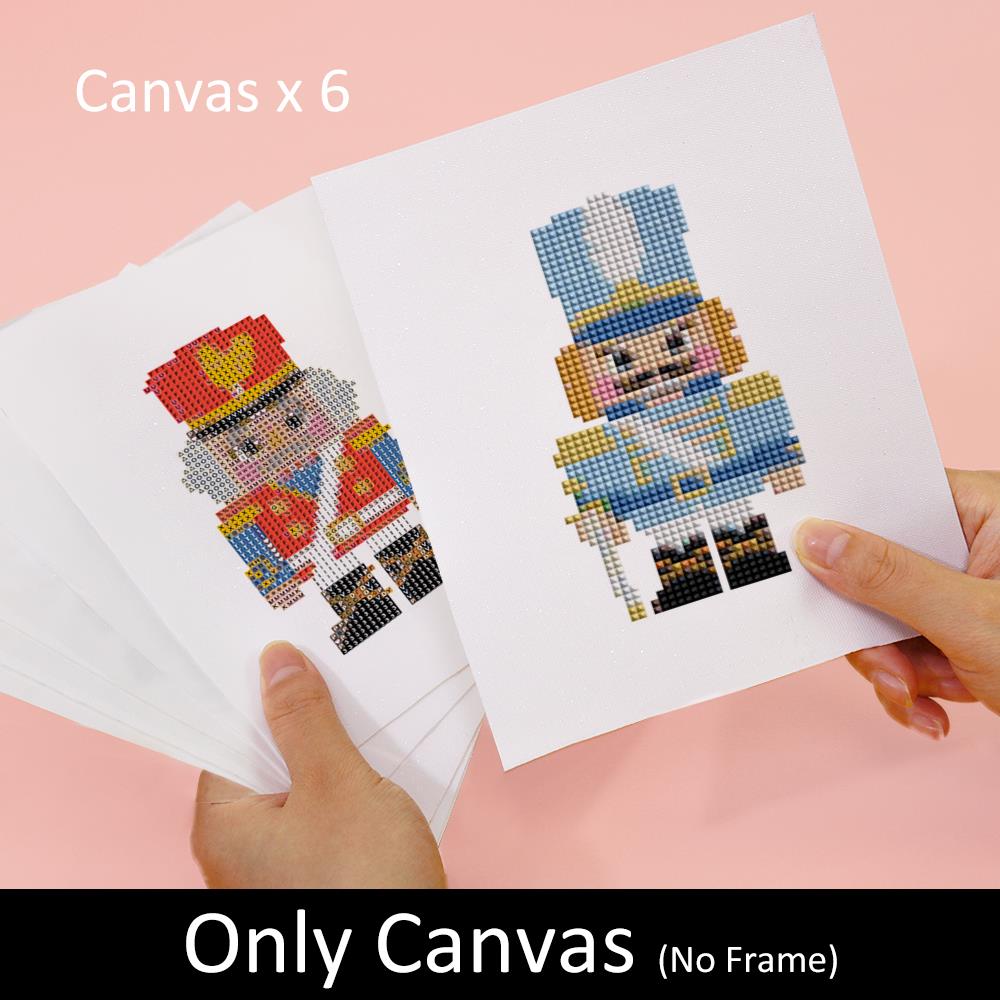 Red Coat Nutcracker Guard mini diamond painting – image 7