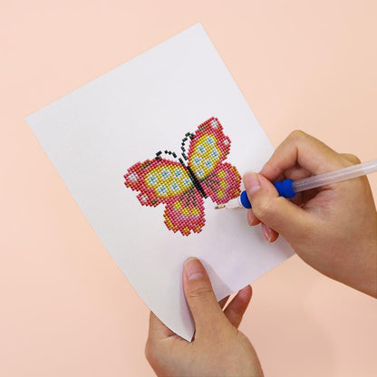 Patchwork Rainbow Butterflies mini diamond painting – image 6
