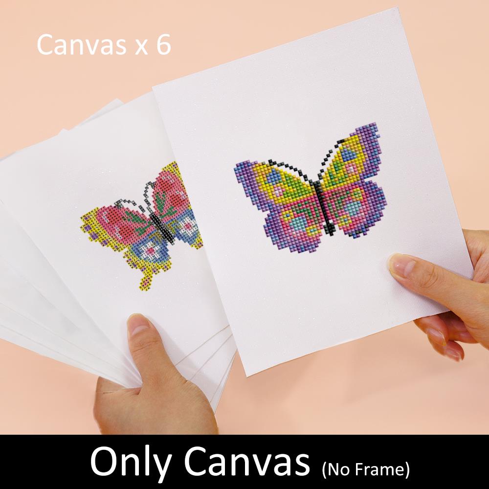Patchwork Rainbow Butterflies mini diamond painting – image 7