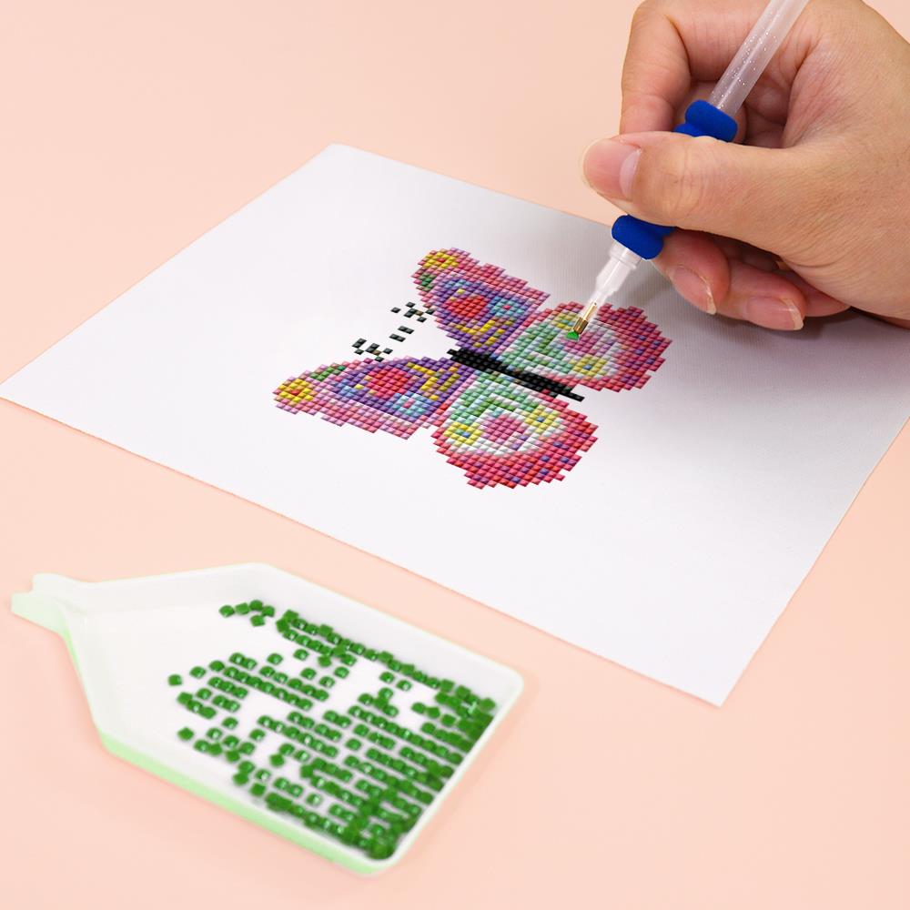 Patchwork Rainbow Butterflies mini diamond painting – image 8