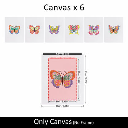 Patchwork Rainbow Butterflies mini diamond painting – image 10