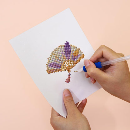 Fairy Cottage and Lilac Harp mini diamond painting – image 6