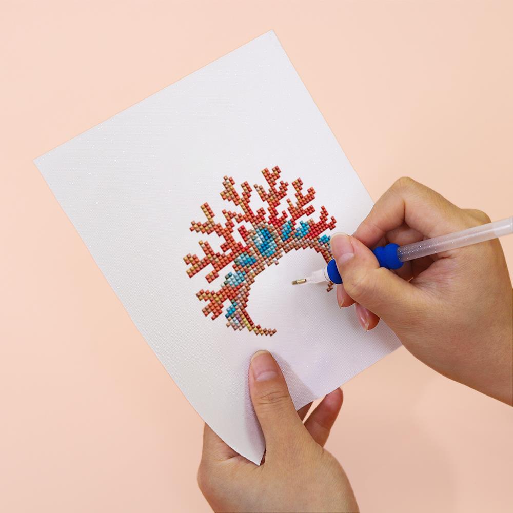 Mermaid Tail and Coral Tiara mini diamond painting – image 6
