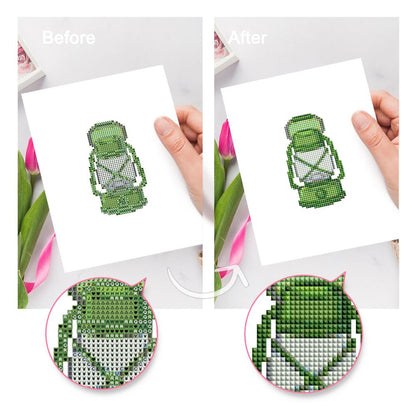 Bug Hunter's Net and Lantern mini diamond painting – image 9
