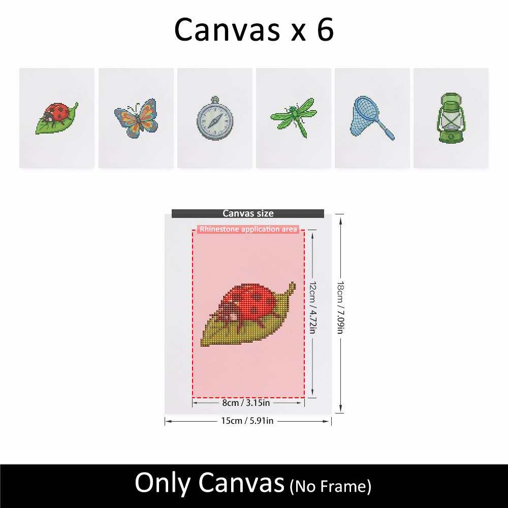 Bug Hunter's Net and Lantern mini diamond painting – image 10