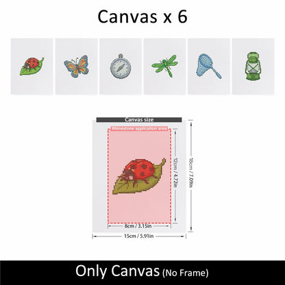 Bug Hunter's Net and Lantern mini diamond painting – image 10