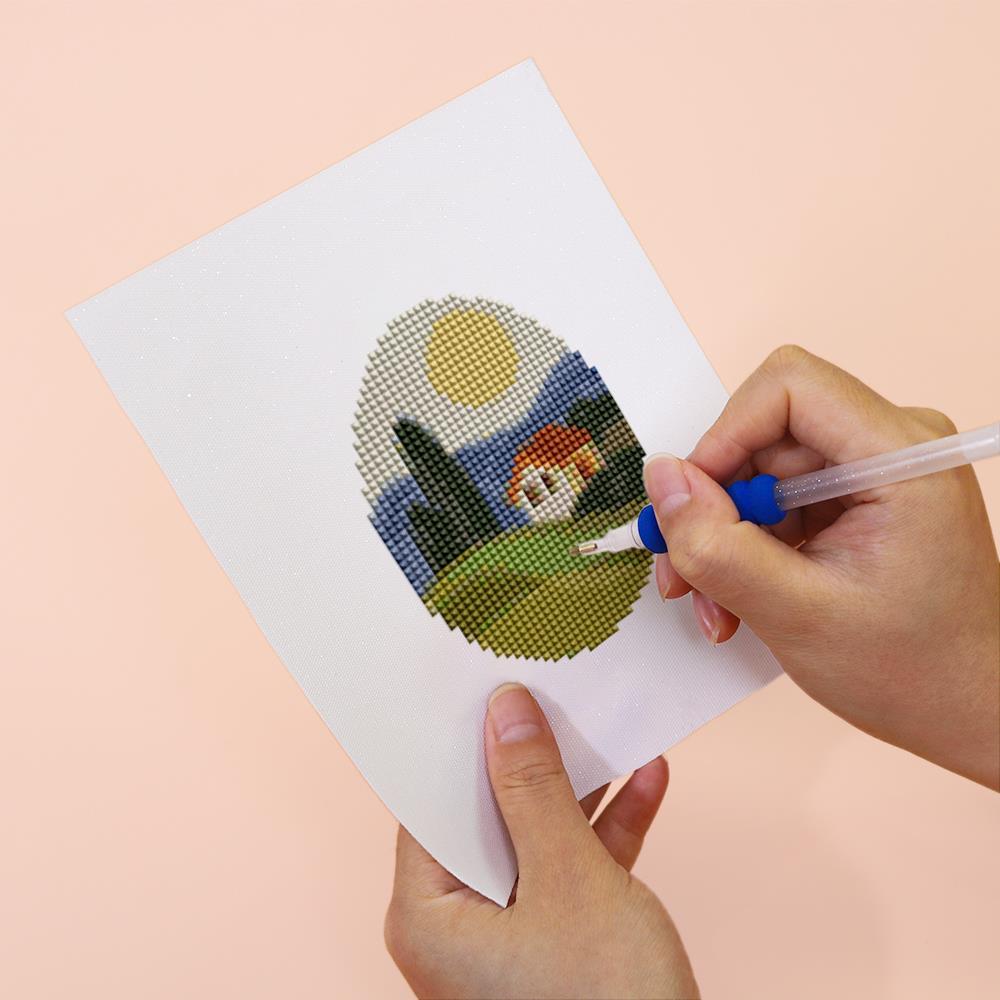 Blanket Cat and Cozy Sweater mini diamond painting – image 6
