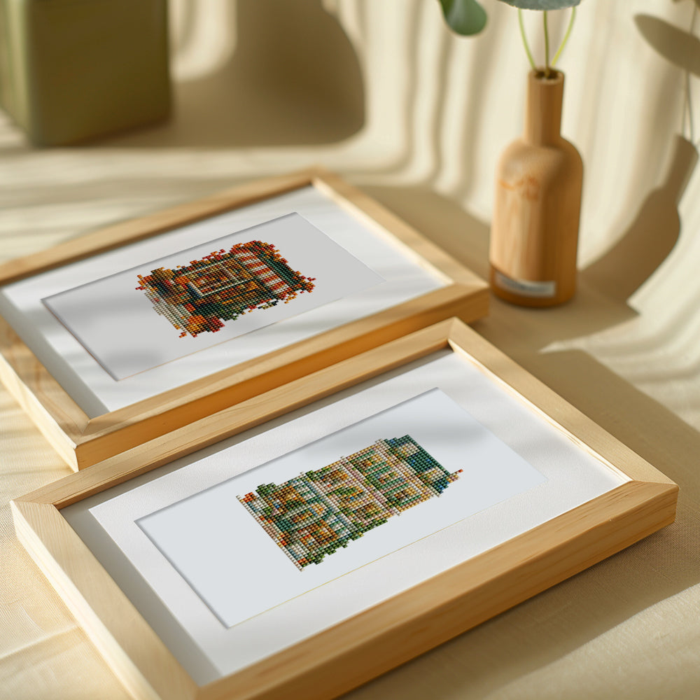 Little Shopfronts and Cottages (Mini Diamond Painting)