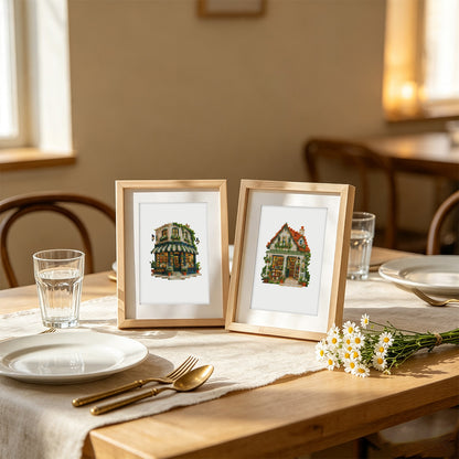 Little Shopfronts and Cottages (Mini Diamond Painting)
