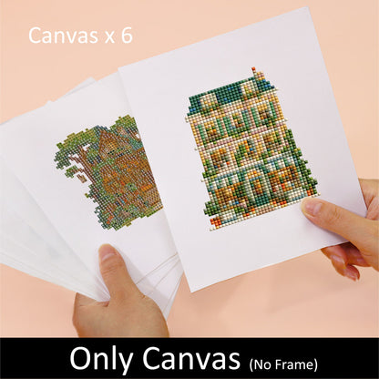 Little Shopfronts and Cottages (Mini Diamond Painting)