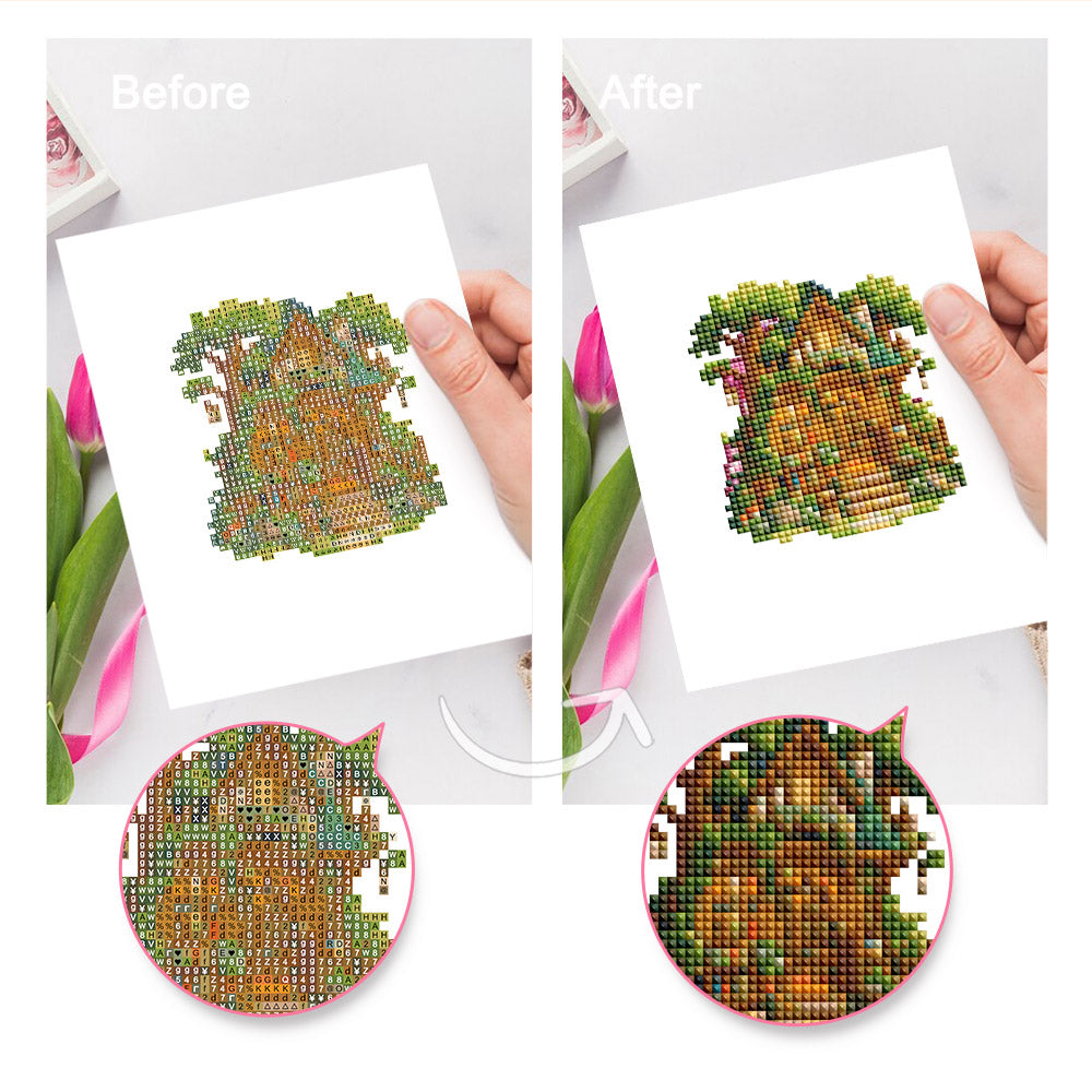 Little Shopfronts and Cottages (Mini Diamond Painting)