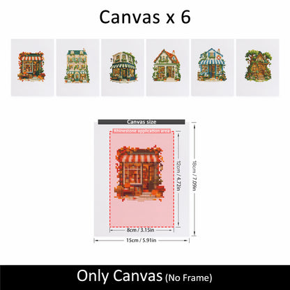 Little Shopfronts and Cottages (Mini Diamond Painting)