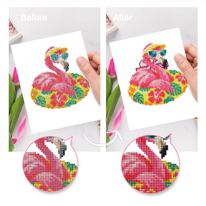 Pool Float Party Animals (Mini Diamond Painting)