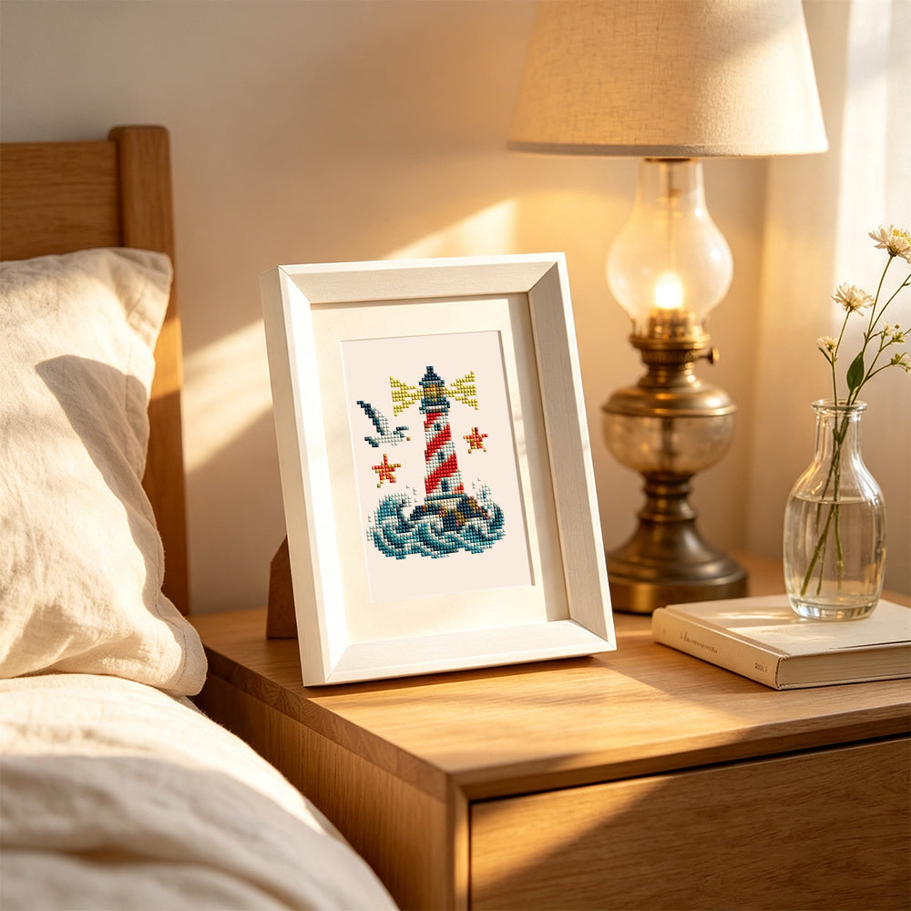 Mermaid Tail and Coral Treasures (Mini Diamond Painting)